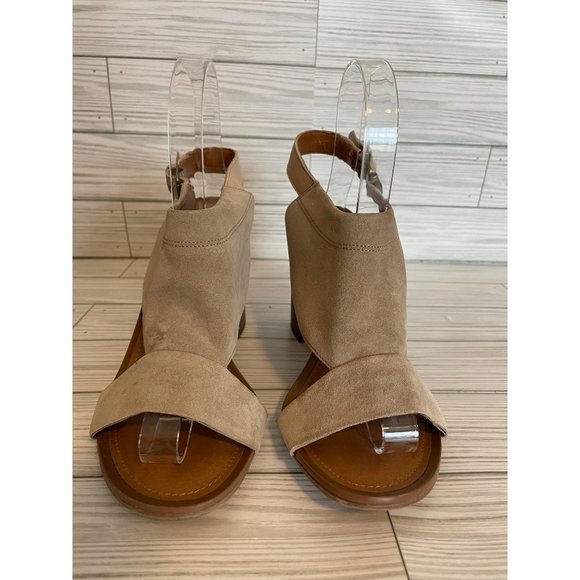 Sarto Franco Sarto Suzie Suede Heeled Sandals Size 8 - Picture 3 of 16